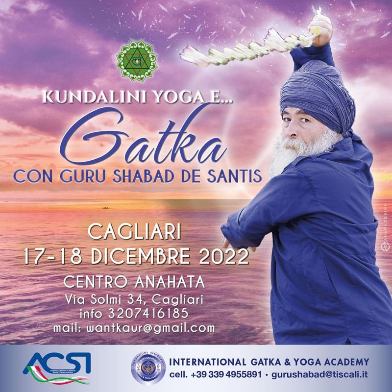 Guru Cagliari.jpeg Kundalini Yoga e Gatka con Gurushabad Singh - Cagliari