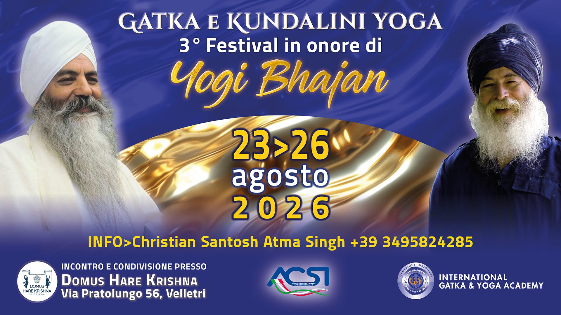 3° Festival in onore di Yogi Bhajan